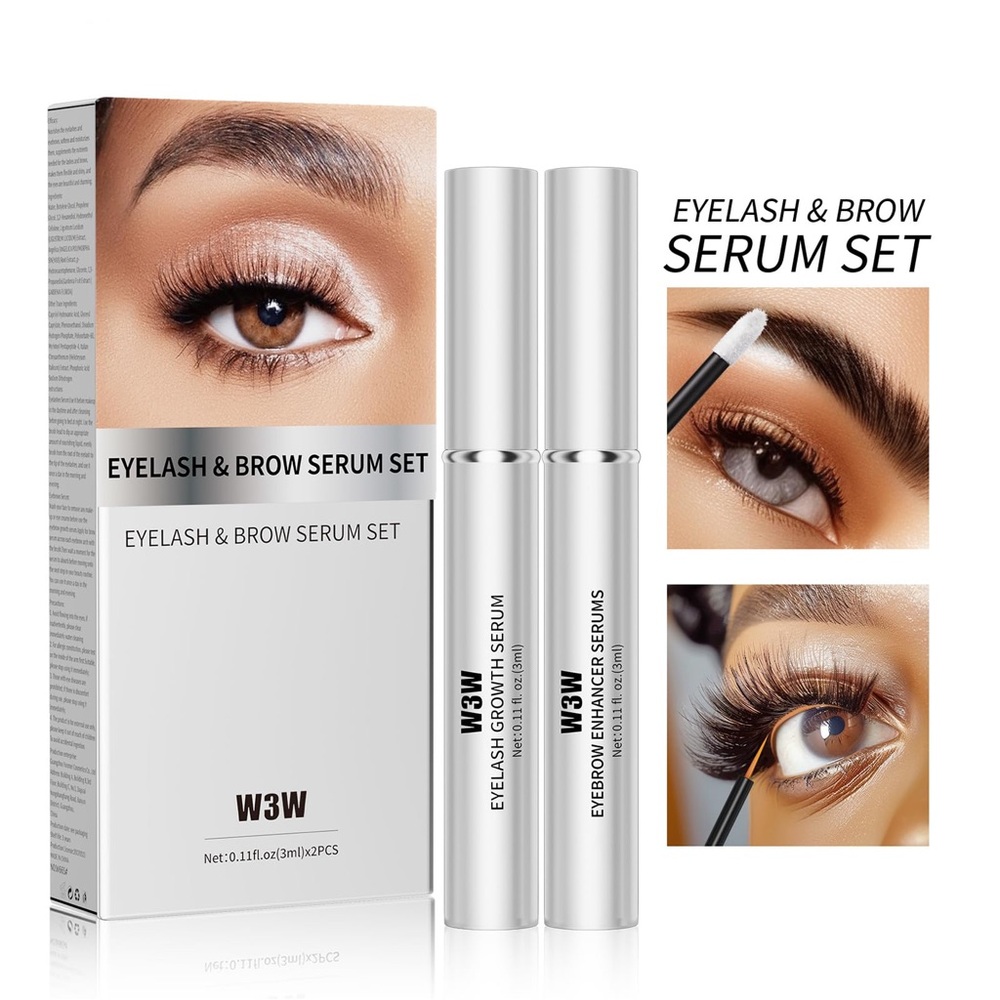 2 IN 1 KIT Eyebrow Growth Serum & Eyelash Growth Serum